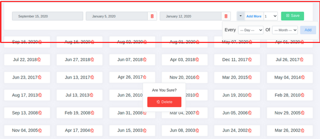 Attendance Management System Holiday
